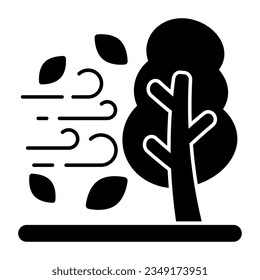 Un icono de diseño perfecto para una tormenta de viento 