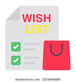 Perfect design icon of wishlist