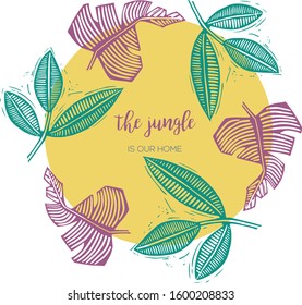 Perfect desing for wedding invitation and other printing material. Linoprint texture drawing by hand