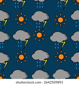 Perfect for digital use, weather apps, wrapping paper, textile design, educational materials, and children's projects