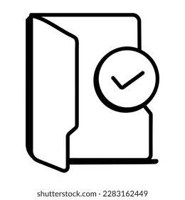A perfect doc icon created with sketch hand drawing