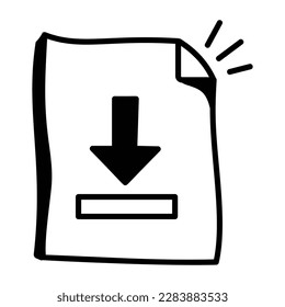 Ein perfektes doc Symbol mit Zeichnung