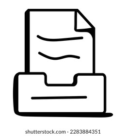 Ein perfektes doc Symbol mit Zeichnung