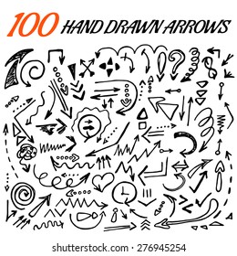 Perfect doodle elements for your business presentation, education and web-design. All objects are grouped and easy editable.