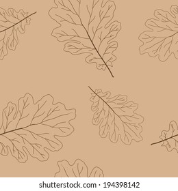 Perfect foliage seamless pattern made in vector