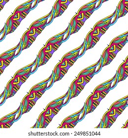 Perfect graphical pattern. Geometrical ethnic texture made in vector. Unique background for invitations, cards, websites any other kind of design, birthday.