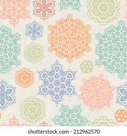 Perfect graphical seamless pattern. Geometrical texture made in vector. Unique background for invitations, cards, websites.