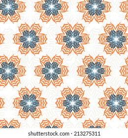 Perfect graphical seamless pattern. Geometrical texture made in vector. Unique background for invitations, cards, websites.