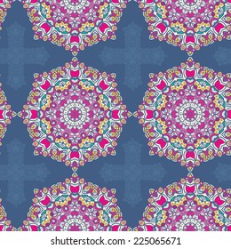 Perfect graphical seamless pattern. Geometrical texture made in vector. Unique background for invitations, cards, websites.