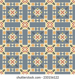 Perfect graphical seamless pattern. Geometrical texture made in vector. Unique background for invitations, cards, websites.