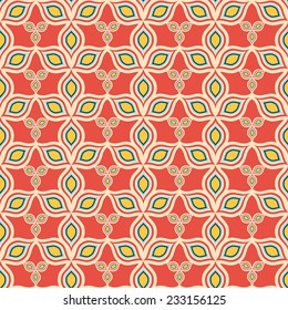 Perfect graphical seamless pattern. Geometrical texture made in vector. Unique background for invitations, cards, websites.