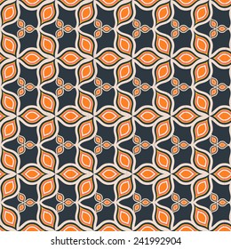 Perfect graphical seamless pattern. Geometrical texture made in vector. Unique background for invitations, cards, websites.