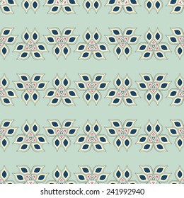 Perfect graphical seamless pattern. Geometrical texture made in vector. Unique background for invitations, cards, websites.