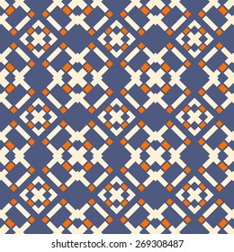 Perfect graphical seamless pattern. Geometrical texture made in vector. Unique background for invitations, cards, websites.
