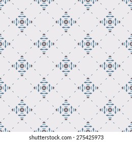 Perfect graphical seamless pattern. Geometrical texture made in vector. Unique background for invitations, cards, websites.