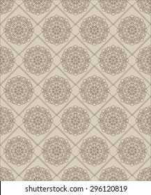 Perfect Graphical Seamless Pattern. Geometrical Texture Made in Vector. Unique Background for Invitations, Cards, Websites.