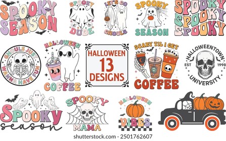 Perfect Halloween Sublimation And Retro Designs Dandle