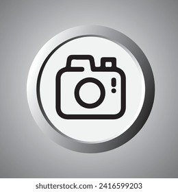 perfect icon of a photography camera shutter