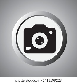 icono perfecto de un obturador de cámara fotográfica