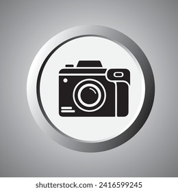 perfect icon of a photography camera shutter