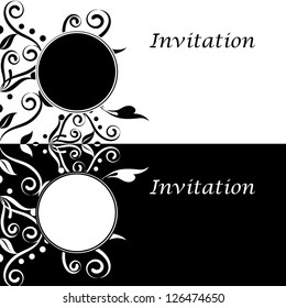 Perfect for invitations and ornate backgrounds. Wedding card or invitation with abstract damask background. Abstract greeting card.