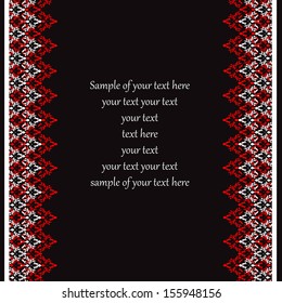 Perfect for invitations and ornate backgrounds. Wedding card or invitation in abstract damask style. Ornate card announcement. Vintage damask invitation card. Abstract vintage background.
