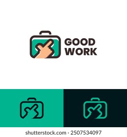 Diseño de logotipo de Vector de trabajo perfecto