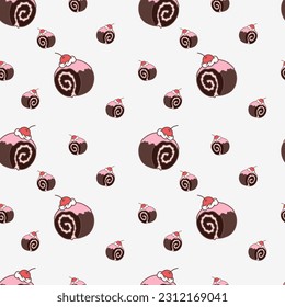 Perfect Kids Apparel Trendy Textile Wrapping Collage Print Seamless Pattern Illustrations
