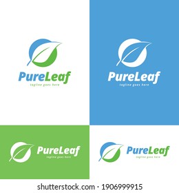 A perfect leaf logo for a brand identity.
