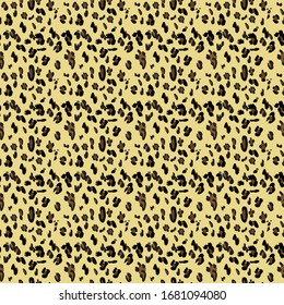 Perfect leopard spots design on brown shades. Animal fur illustration is great for bags, blankets, dresses or many more variations.