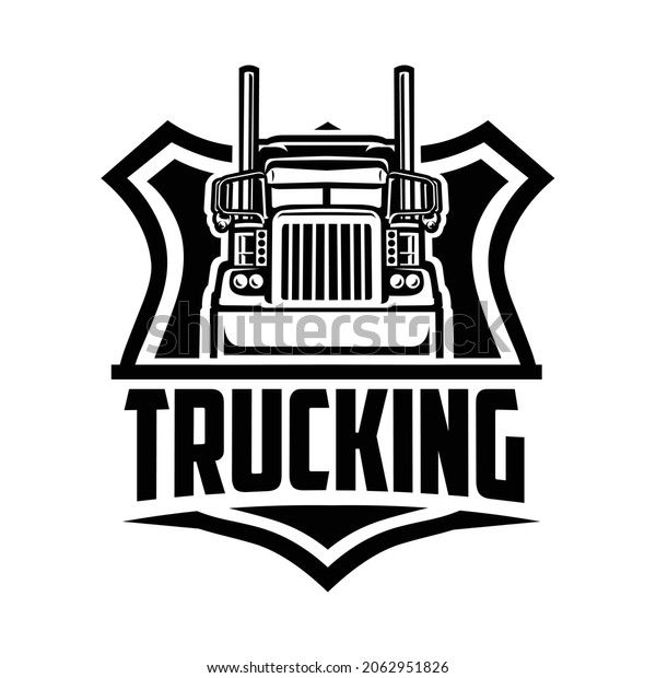 The perfect logo for a business related to the\
trucking and freight\
industry