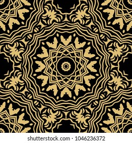 Perfect mandala. Decorative pattern in oriental style. It is vector illustration.