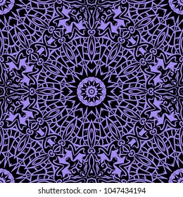 Perfect mandala. Decorative pattern in oriental style. It is vector illustration.