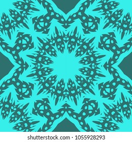 Perfect mandala. Decorative pattern in oriental style. It is vector illustration.