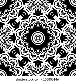 Perfect mandala. Decorative pattern in oriental style. It is vector illustration.