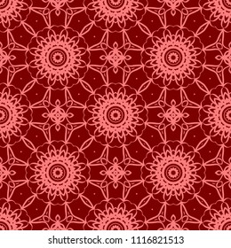 Perfect mandala. Decorative pattern in oriental style. It is fantastic vector illustration