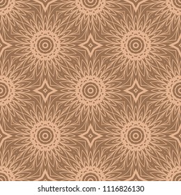 Perfect mandala. Decorative pattern in oriental style. It is fantastic vector illustration