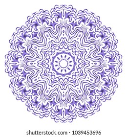 Perfect mandala. Modern Decorative Cicle Vector Shapes. Vector illustration. Flower design