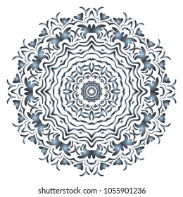 Perfect mandala. Modern Decorative Cicle Vector Shapes. Vector illustration. Flower design