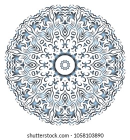 Perfect mandala. Modern Decorative Cicle Vector Shapes. Vector illustration. Flower design