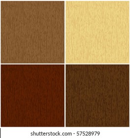 perfect matching seamless texture of wood in 4 colors