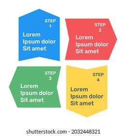 A perfect multi labels graph in flat editable icon