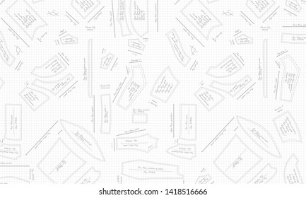 The perfect pattern for tailors, seamstresses, designers