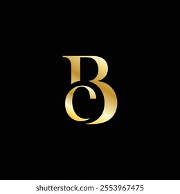 Perfect placement of letter B and c in one unit and fits each other