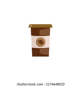 Perfekte und leistungsstarke Kaffeetasse-Logo, Vektorgrafik