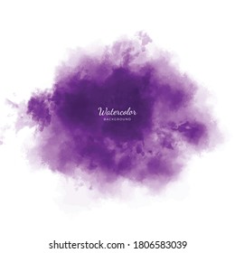 A perfect purple Watercolor artwork. Usable for various type of projects.