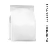 Perfect quality vertical bag mockup. Front view. Vector illustration. Easy to use for presentation your product, idea, design. Taking your 2D designs into 3D. EPS10.	