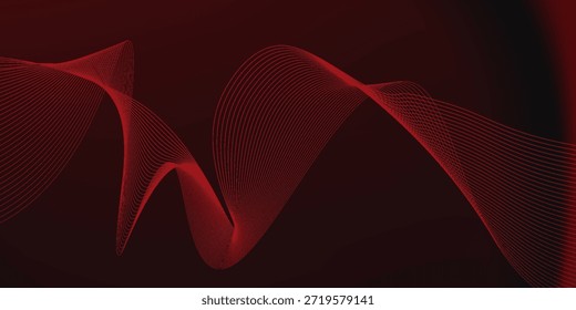 Perfect red black geometric on dark background. abstract elegant background vector illustration vector