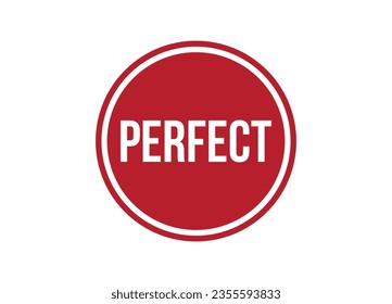 ilustración de banner de vector rojo perfecto aislado en fondo blanco