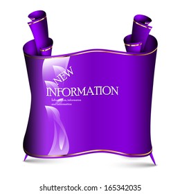 Perfect royal violet banner